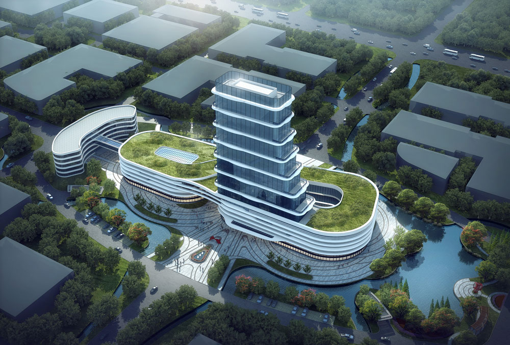 现代医药港综合楼